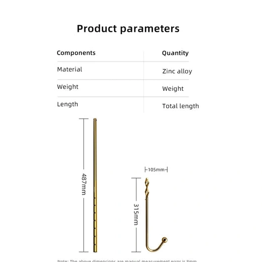 Anal Hooks Anal AllNight LOCKINK Hook Adjustable 3867 Golden Set 0111